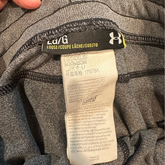 Under Armour Men’s Grey Loose Cold Gear Jogger Pants Large - Picture 7 of 8